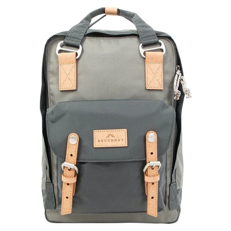 Doughnut Macaroon Euro 16 - Mochila 38 cm (grey x dark grey)