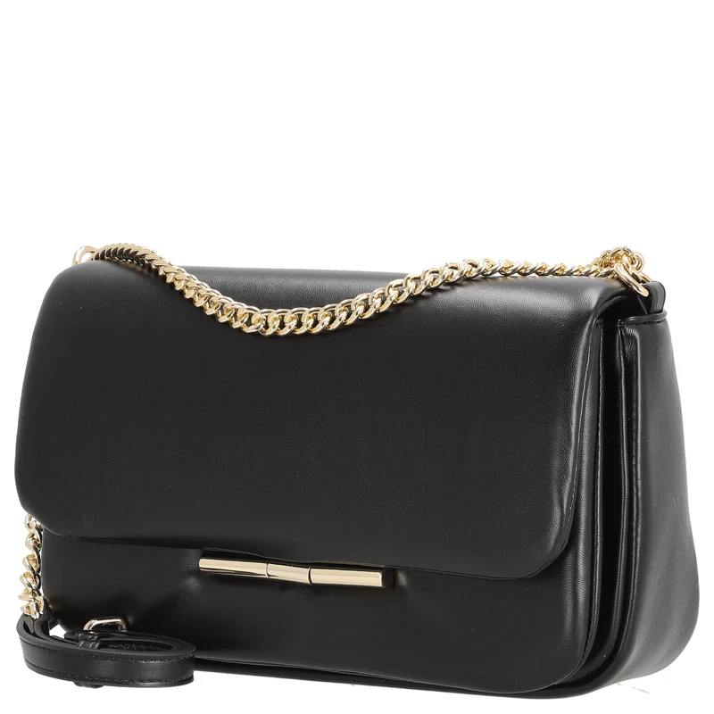 Seidenfelt Lesja - Bolso bandolera 27 cm (black/gold)