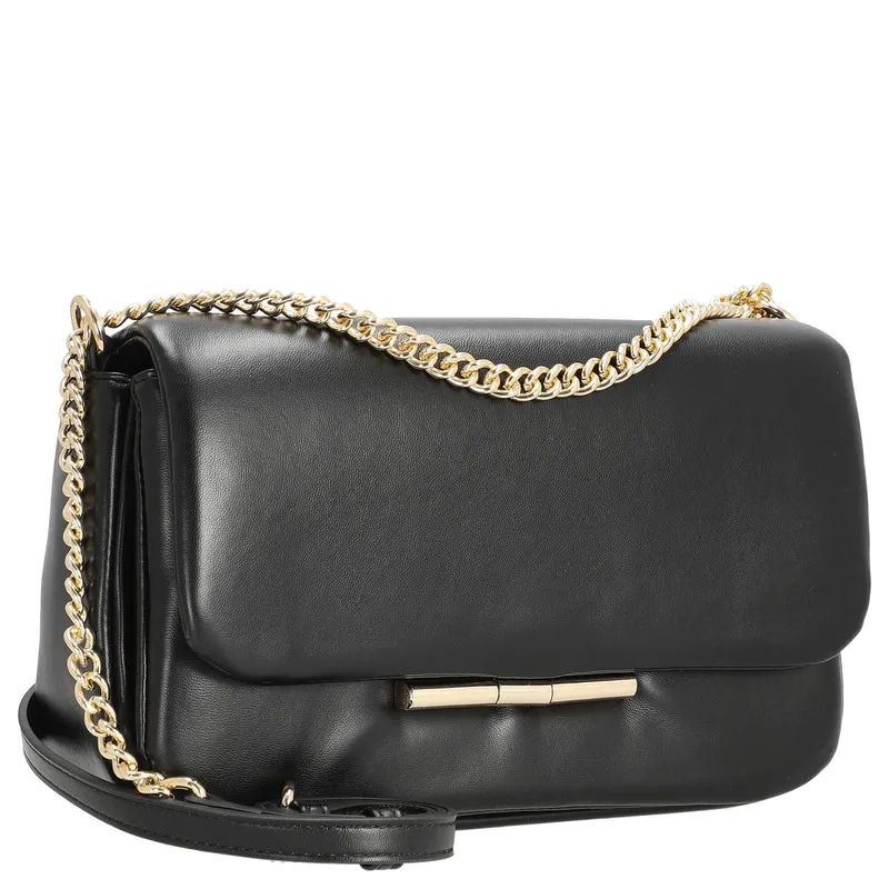 Seidenfelt Lesja - Bolso bandolera 27 cm (black/gold)