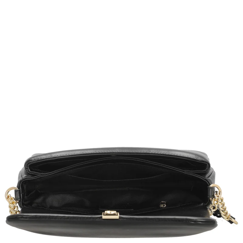 Seidenfelt Lesja - Bolso bandolera 27 cm (black/gold)