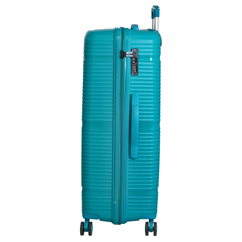D&N Travel Line 4200 - Set de trolley de 4 ruedas 3 piezas (petróleo)