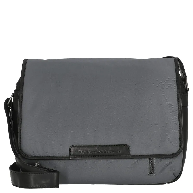 The Chesterfield Brand Fusion Falun - Bolso bandolera 15" 40 cm (light grey)