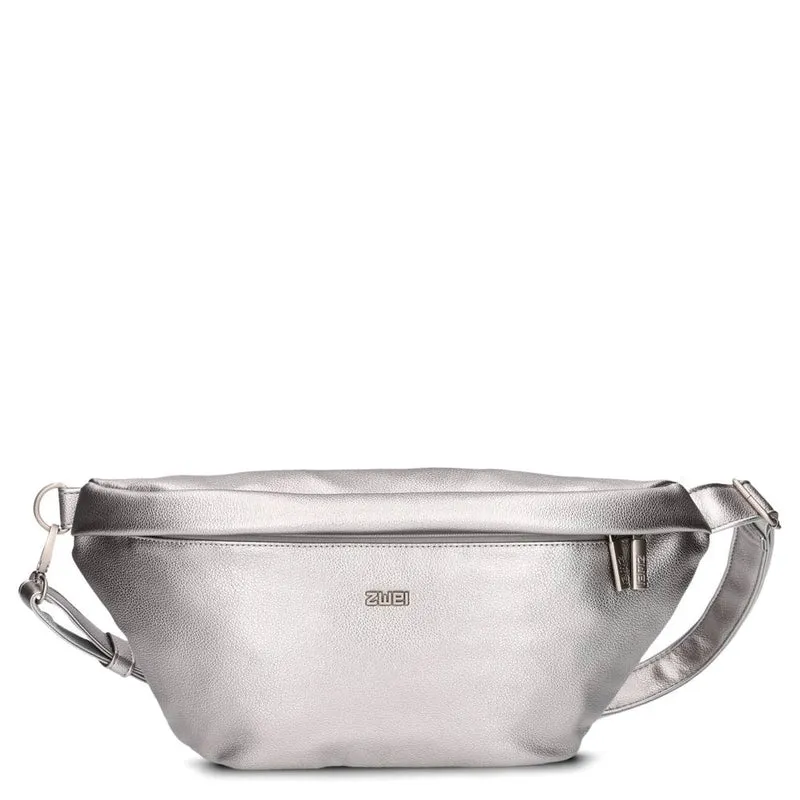zwei Mademoiselle MH80 - Riñonera 40 cm (silver)