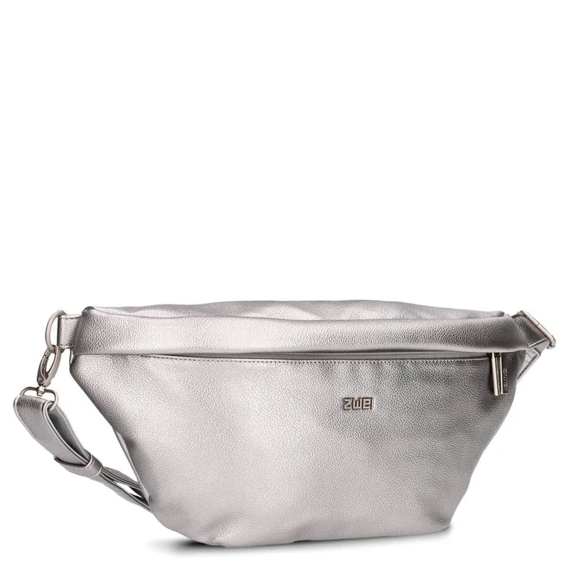 zwei Mademoiselle MH80 - Riñonera 40 cm (silver)