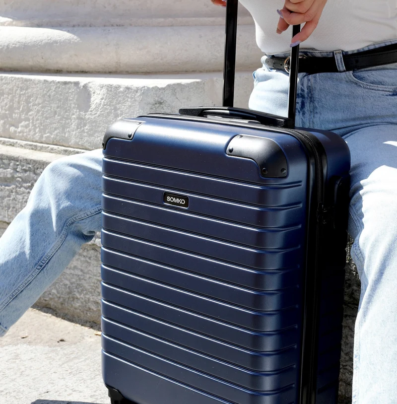 Somko Line - Trolley de cabina con 4 ruedas S 55 cm (navy)