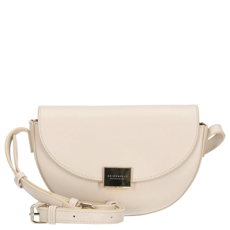 Seidenfelt Ellanda Saddle - Bolso bandolera 21 cm (tofu beige)