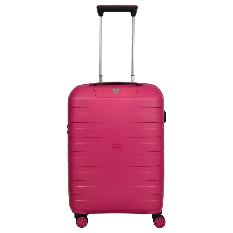 Roncato Box Sport 2.0 - Maleta de cabina 4 ruedas S 55 cm (negro/magenta)
