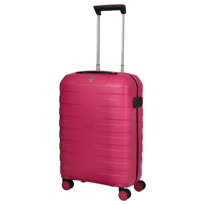 Roncato Box Sport 2.0 - Maleta de cabina 4 ruedas S 55 cm (negro/magenta)