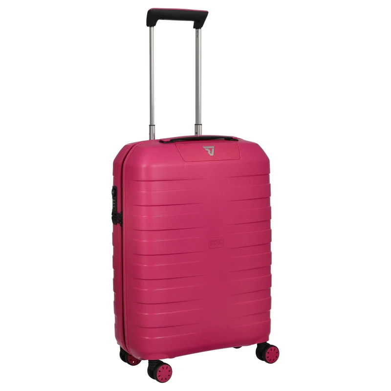 Roncato Box Sport 2.0 - Maleta de cabina 4 ruedas S 55 cm (negro/magenta)