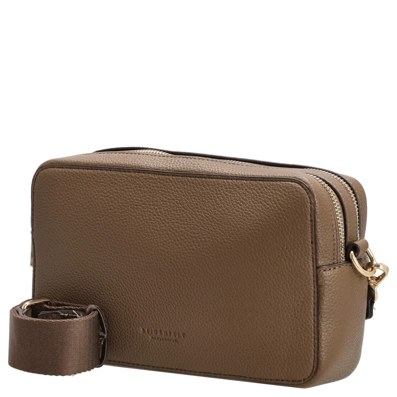 Seidenfelt Bjuv - Bolso bandolera 24 cm (olive/gold)