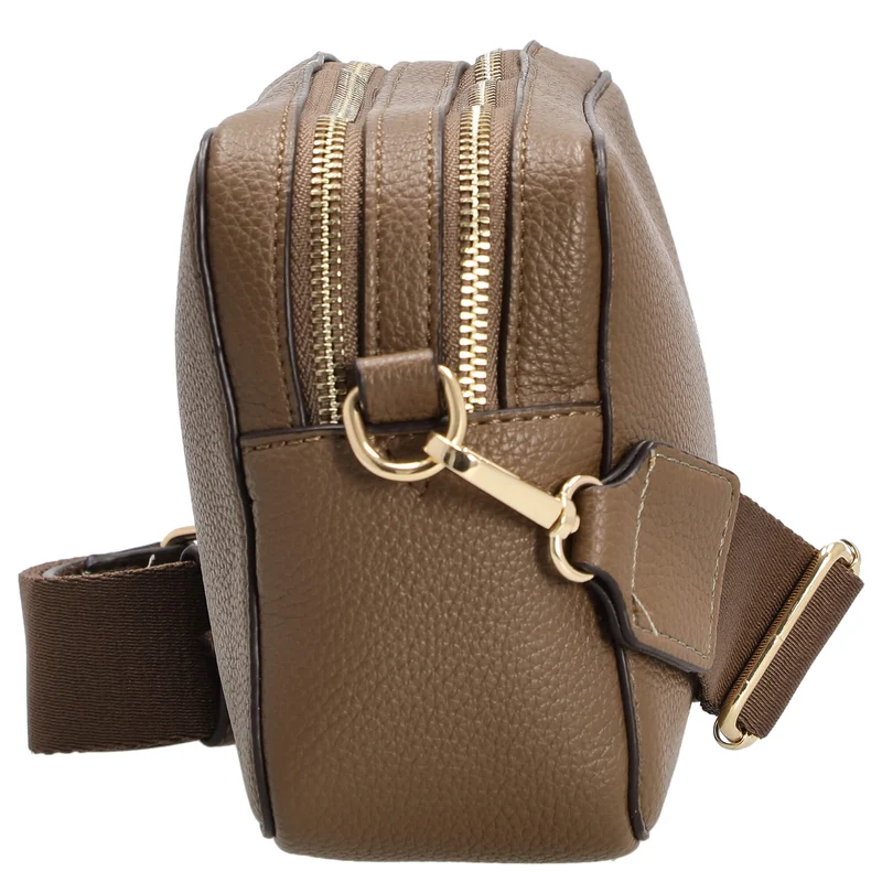 Seidenfelt Bjuv - Bolso bandolera 24 cm (olive/gold)