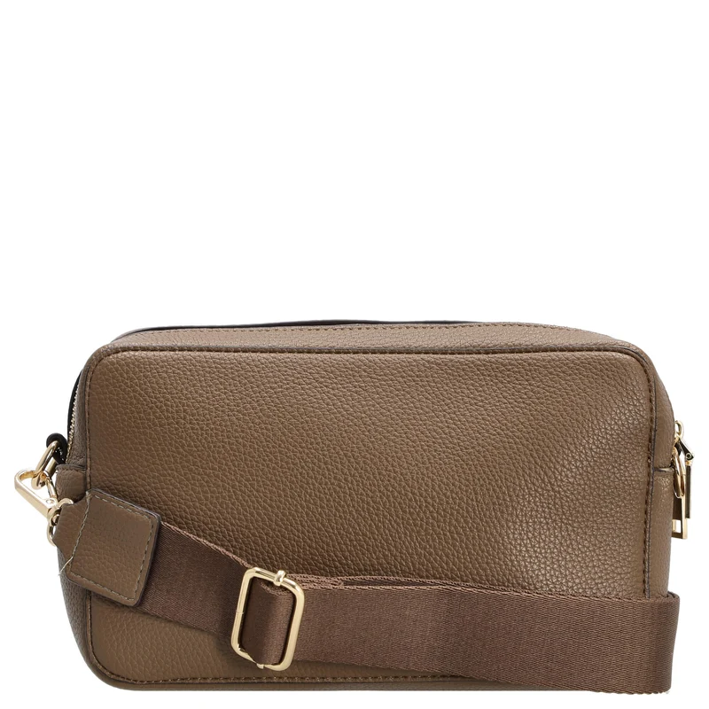Seidenfelt Bjuv - Bolso bandolera 24 cm (olive/gold)