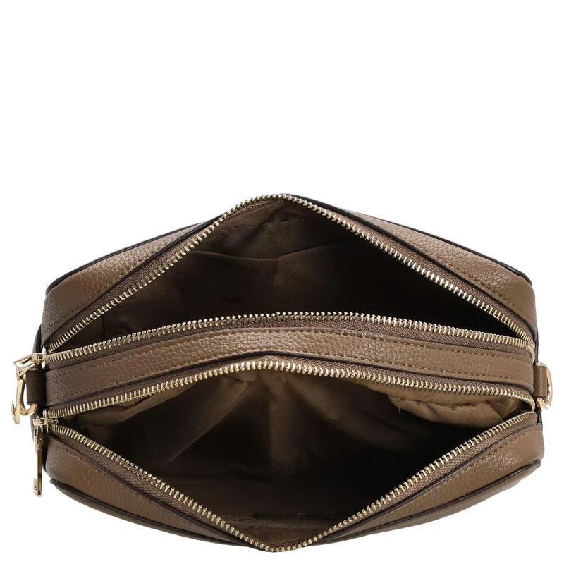 Seidenfelt Bjuv - Bolso bandolera 24 cm (olive/gold)