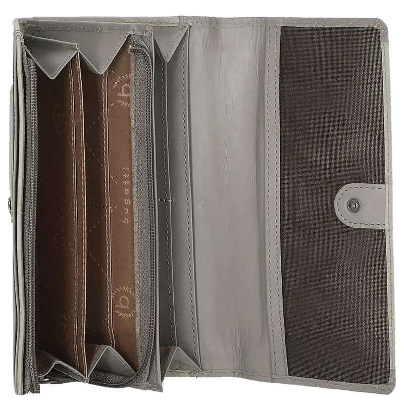 bugatti Sina - Cartera 16cc 18.5 cm RFID (hellgrau)