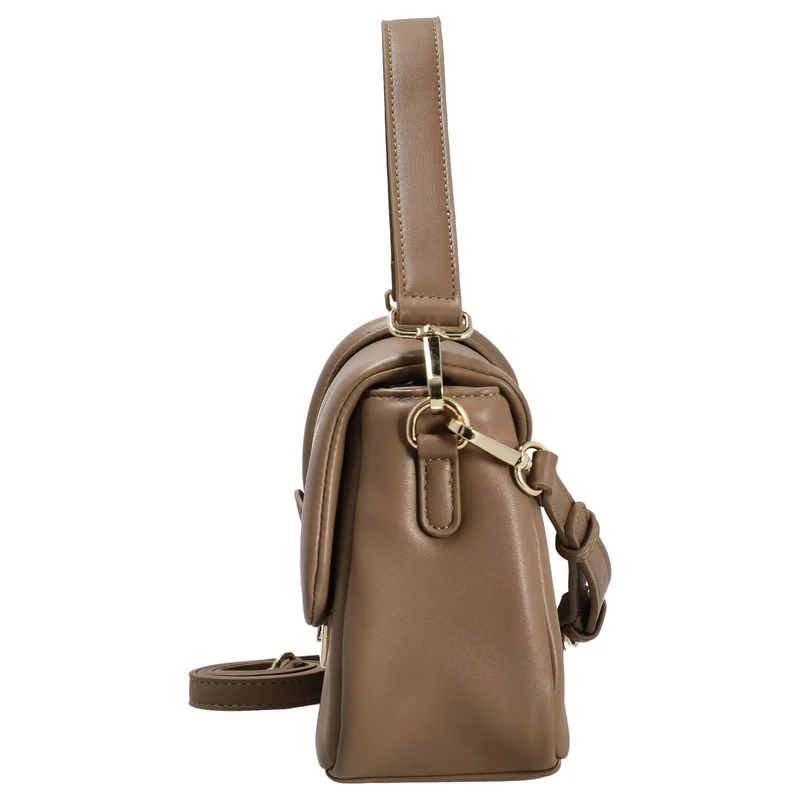 Seidenfelt Dalarna - Bolso de hombro 30 cm (soft toffee/gold)