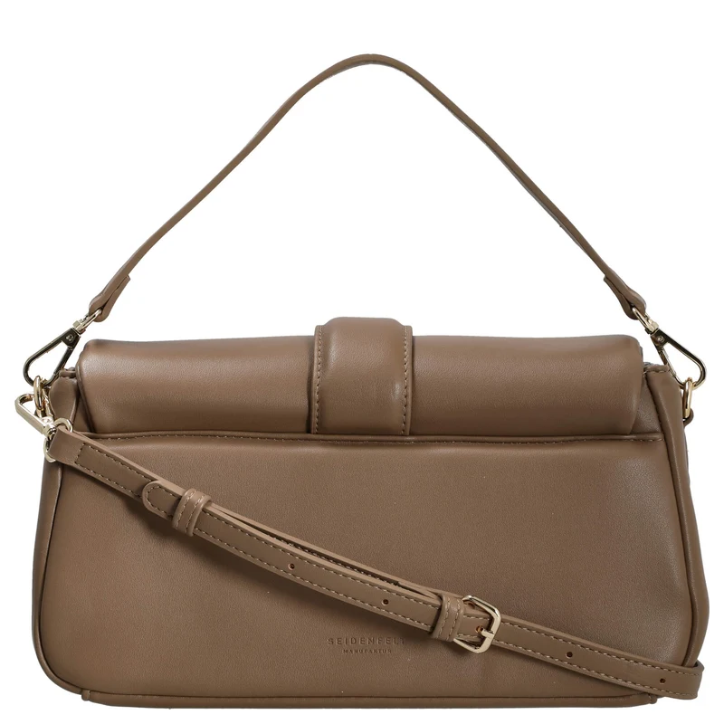 Seidenfelt Dalarna - Bolso de hombro 30 cm (soft toffee/gold)