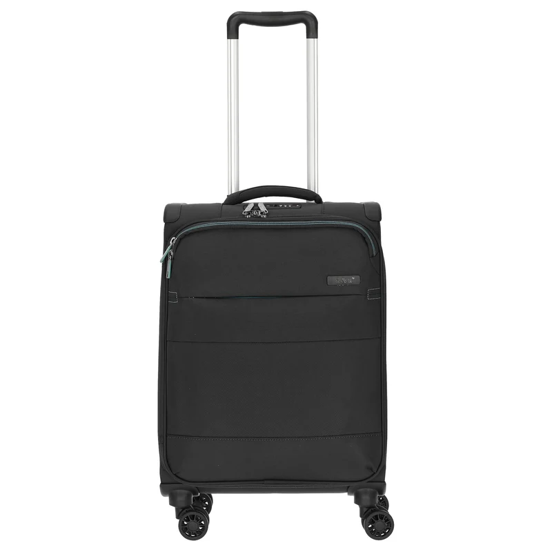 D&N Travel Line 9004 - Maleta de cabina 4 ruedas S 55 cm (color: negro)