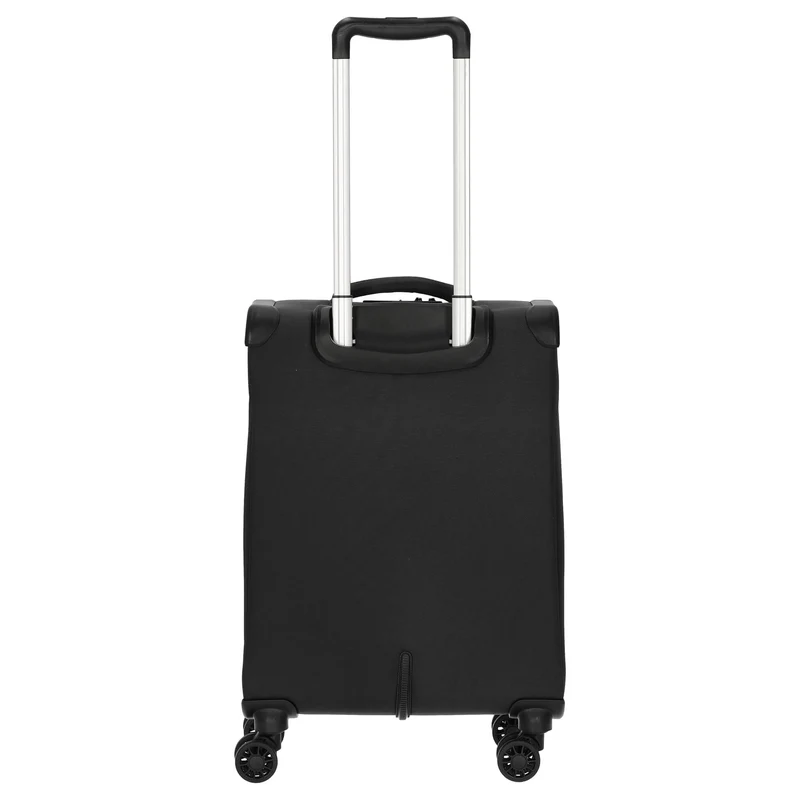 D&N Travel Line 9004 - Maleta de cabina 4 ruedas S 55 cm (color: negro)