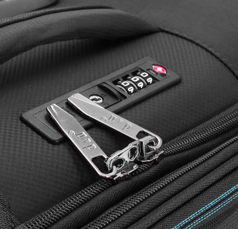 D&N Travel Line 9004 - Maleta de cabina 4 ruedas S 55 cm (color: negro)