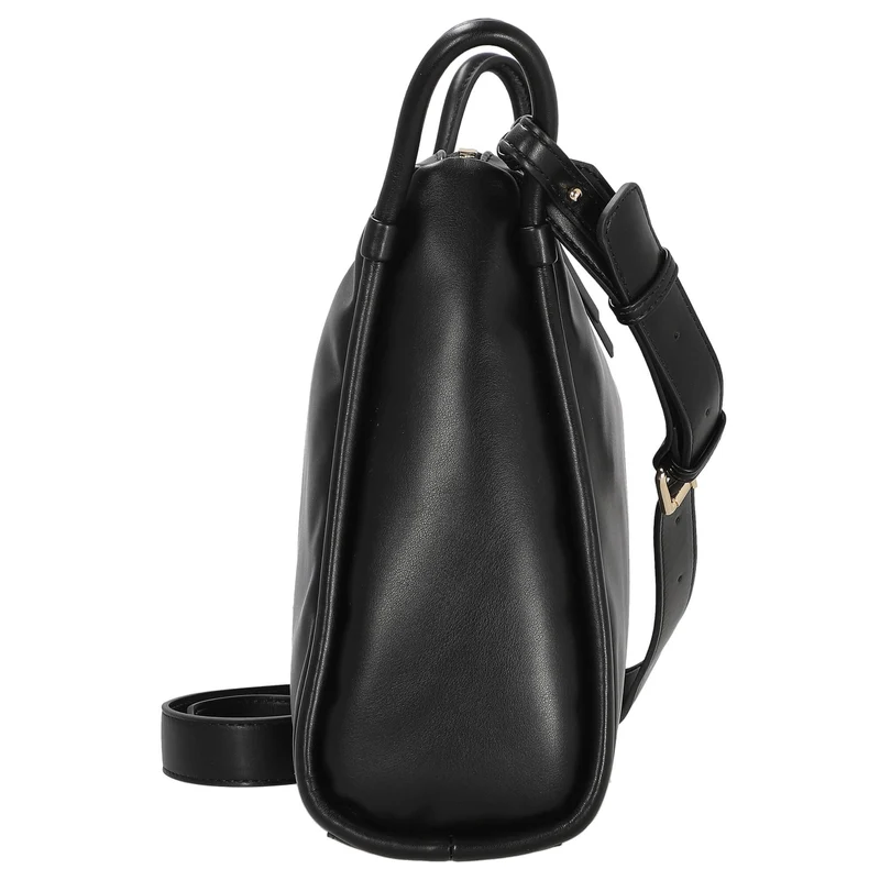 Seidenfelt Kaavi - Bolso bandolera 30 cm (black/gold)