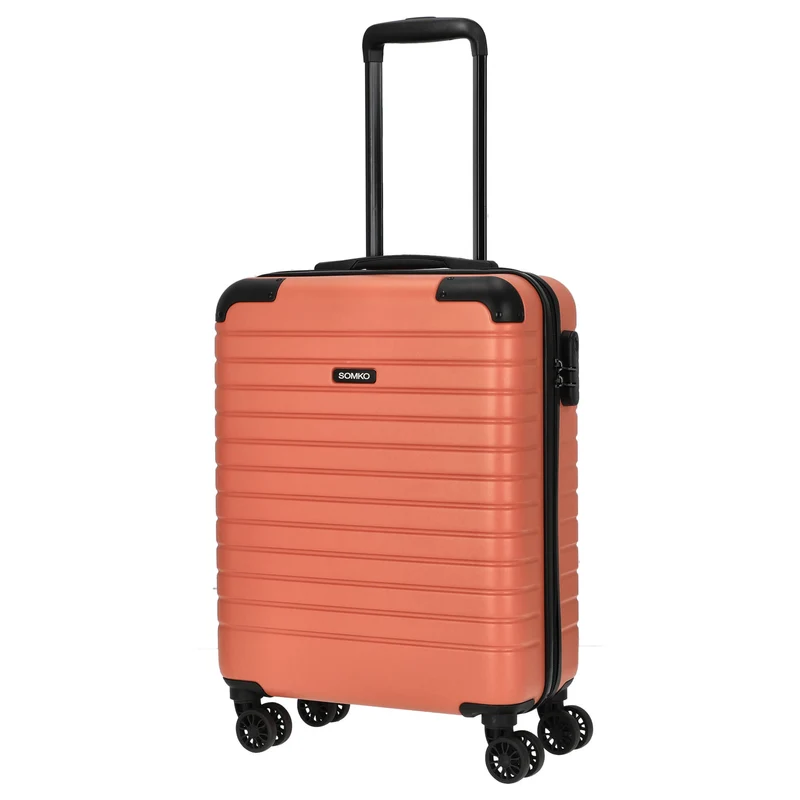 Somko Line - Trolley de cabina con 4 ruedas S 55 cm (coral)
