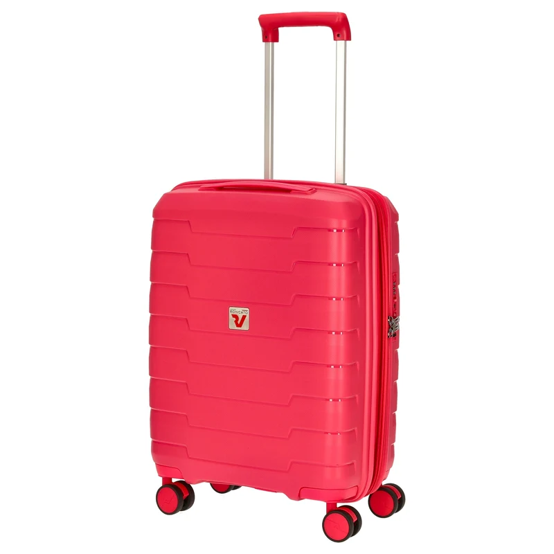 Roncato Skyline - Maleta de cabina 4 ruedas S 55 cm con puerto USB (color: cereza)