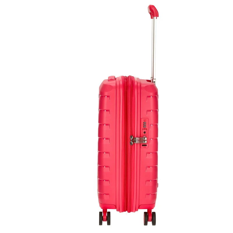 Roncato Skyline - Maleta de cabina 4 ruedas S 55 cm con puerto USB (color: cereza)