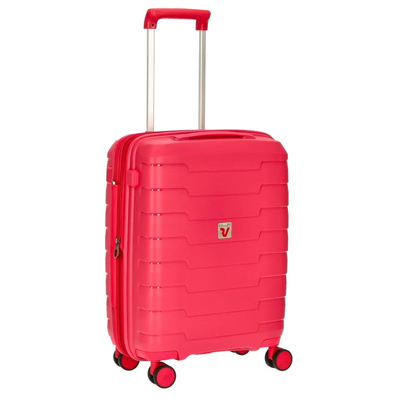Roncato Skyline - Maleta de cabina 4 ruedas S 55 cm con puerto USB (color: cereza)