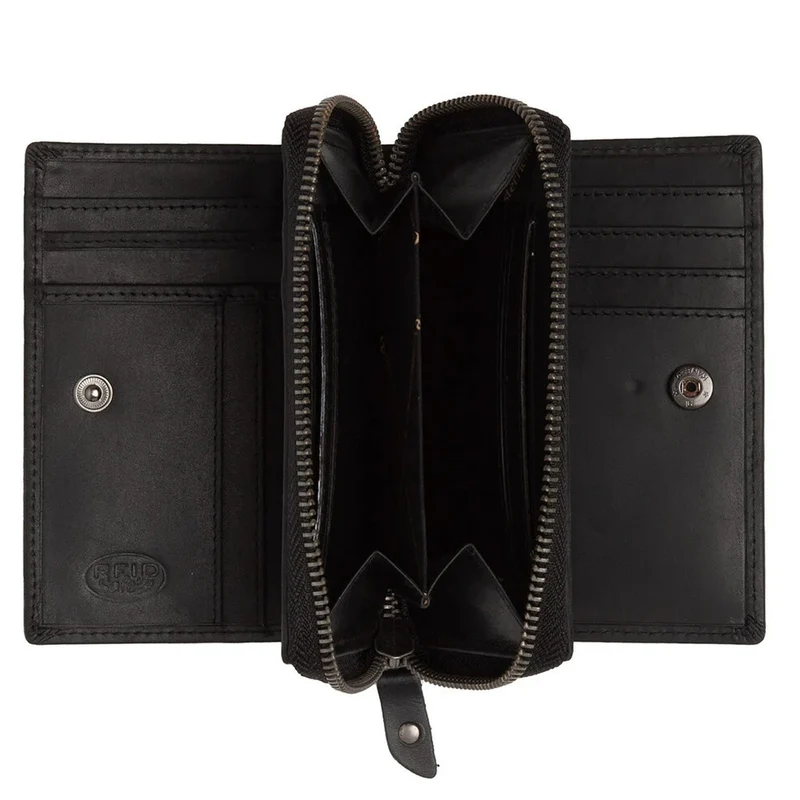 The Chesterfield Brand Dalma - Cartera 16 cc 13 cm RFID (black)
