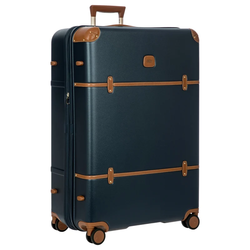 Brics Bellagio - Trolley de 4 ruedas 82 cm expandible (blue/tan)