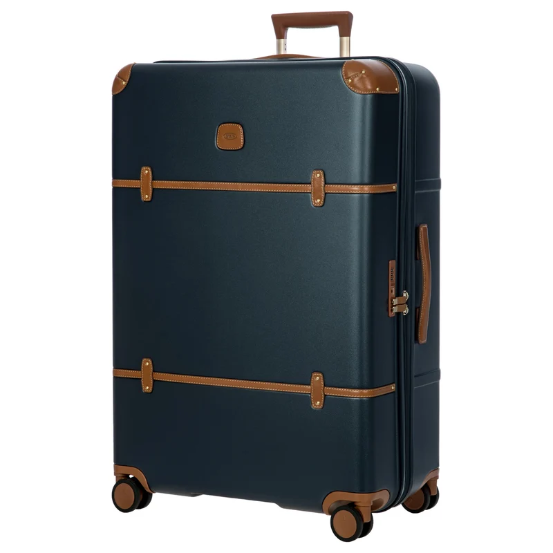 Brics Bellagio - Trolley de 4 ruedas 82 cm expandible (blue/tan)