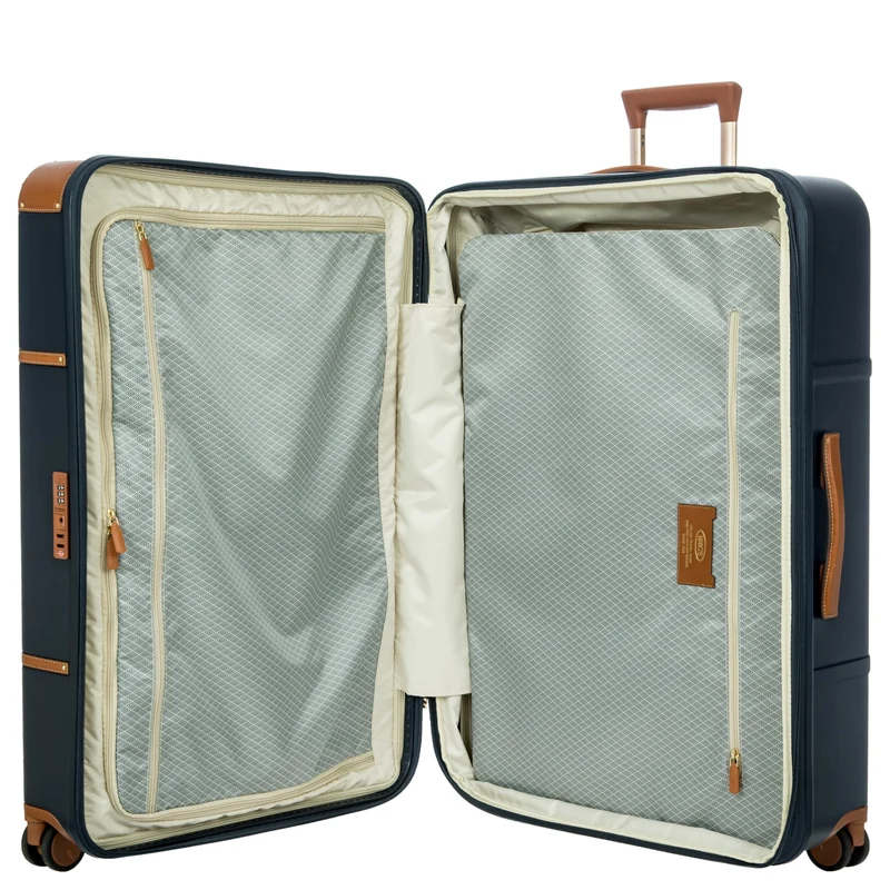 Brics Bellagio - Trolley de 4 ruedas 82 cm expandible (blue/tan)