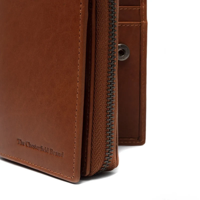 The Chesterfield Brand Dalma - Cartera 16 cc 13 cm RFID (cognac)