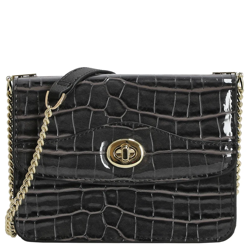 Seidenfelt Tuuli Small - Bolso bandolera 17 cm (antracite/gold)