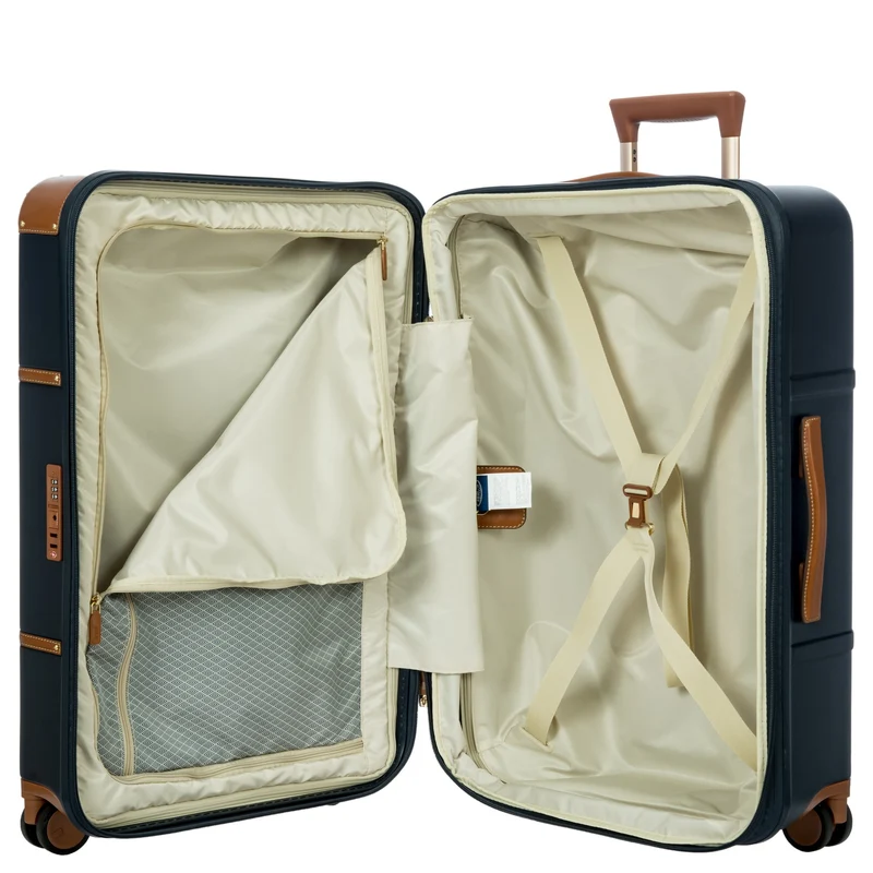 Brics Bellagio - Trolley de 4 ruedas 70.5 cm expandible (blue/tan)