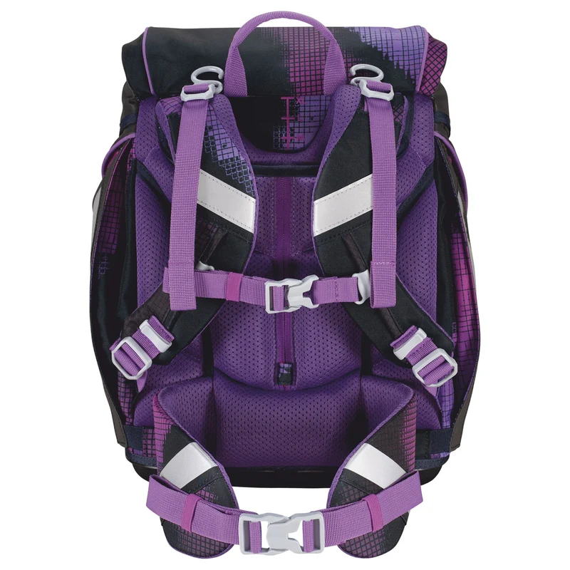 Scout Alpha Exklusiv "Movie Star" - Set de mochila escolar 5 piezas (Pink Pixel)