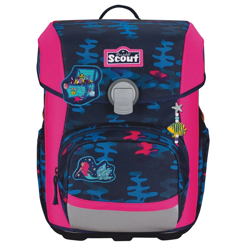 Scout Neo DIN - Mochila escolar Set 4tlg. (Magic Sea)