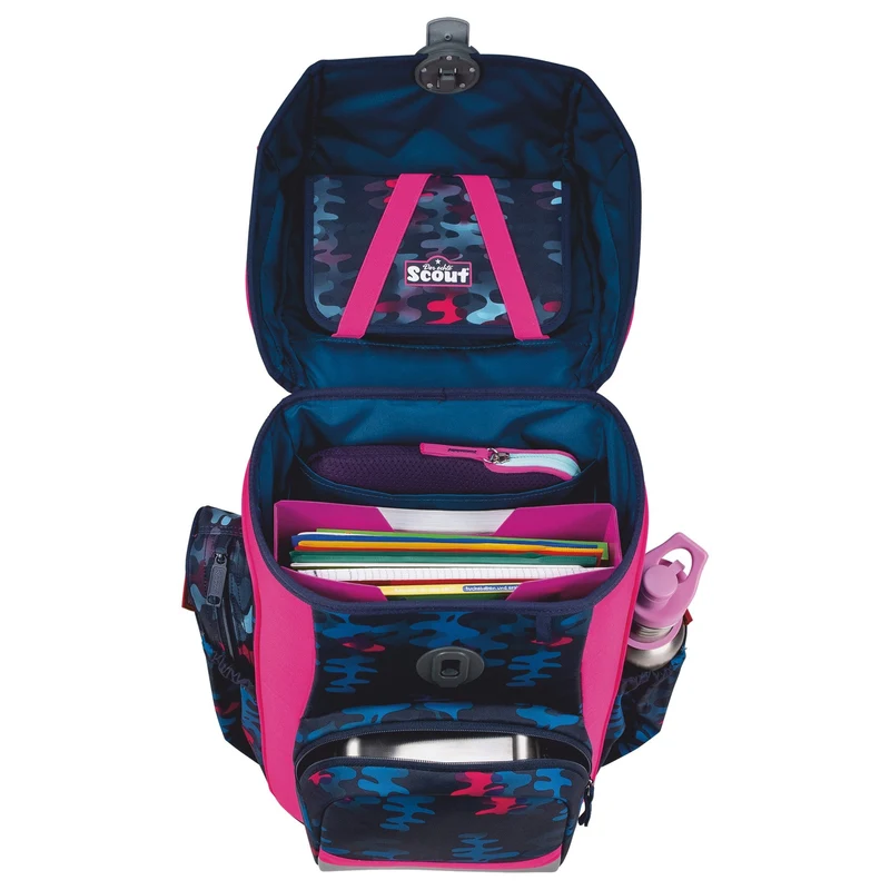 Scout Neo DIN - Mochila escolar Set 4tlg. (Magic Sea)
