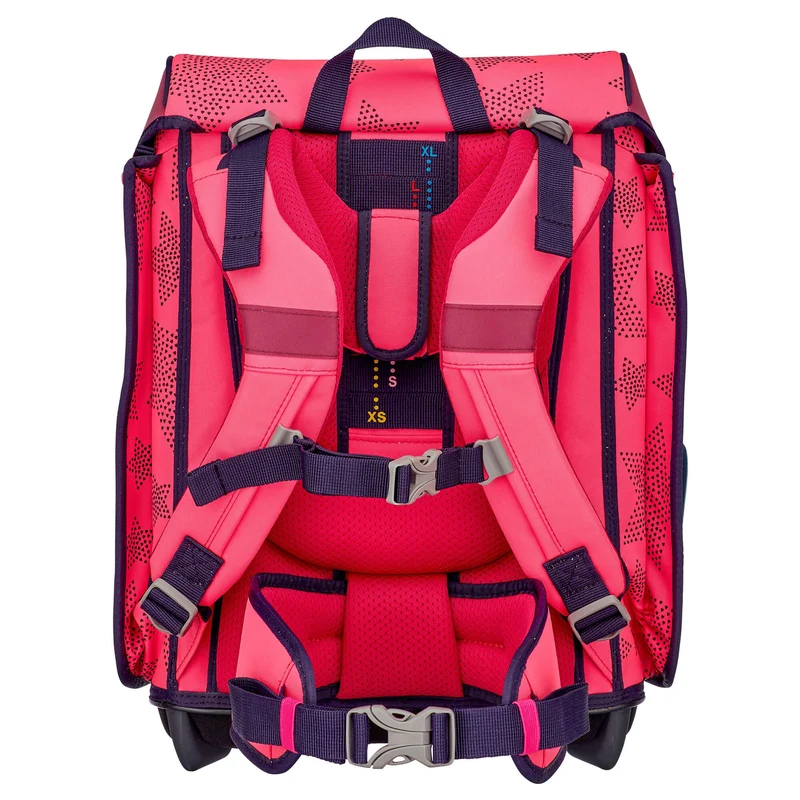 DerDieDas ErgoFlex Max Superflash Neon - Mochila escolar Set 5tlg. 950g (Neon Star)