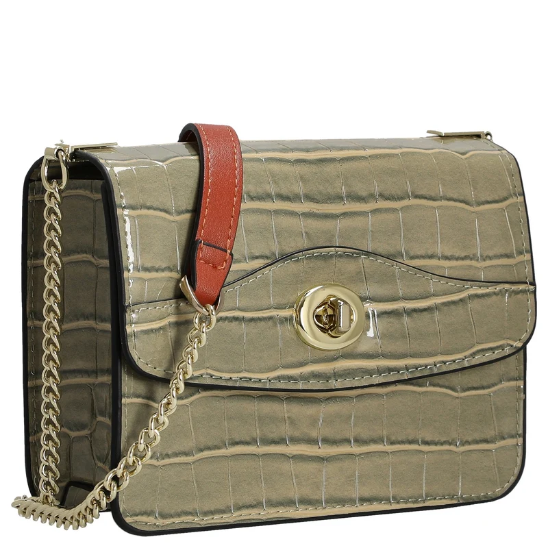 Seidenfelt Tuuli Small - Bolso bandolera 17 cm (smoke green/gold)