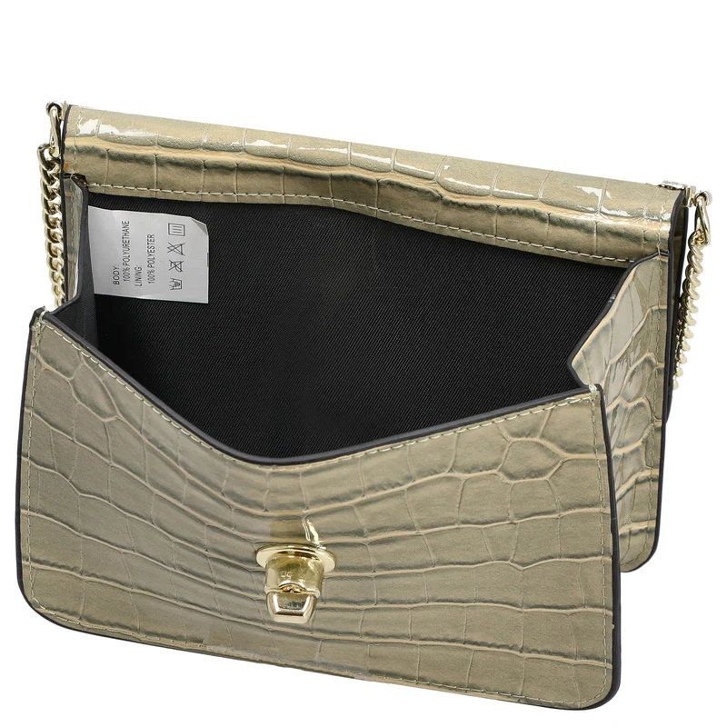 Seidenfelt Tuuli Small - Bolso bandolera 17 cm (smoke green/gold)