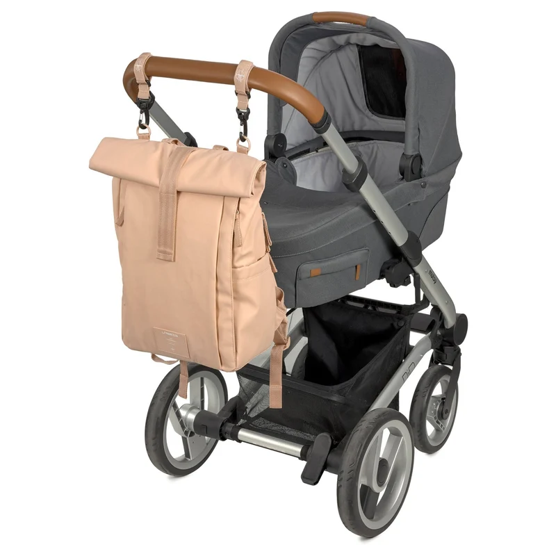 Lässig Green Label Rolltop Up - Mochila enrollable 42 cm (peach rose)