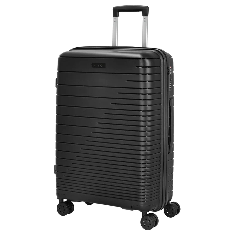 D&N Travel Line 4600 - Trolley de 4 ruedas M 65 cm (black)