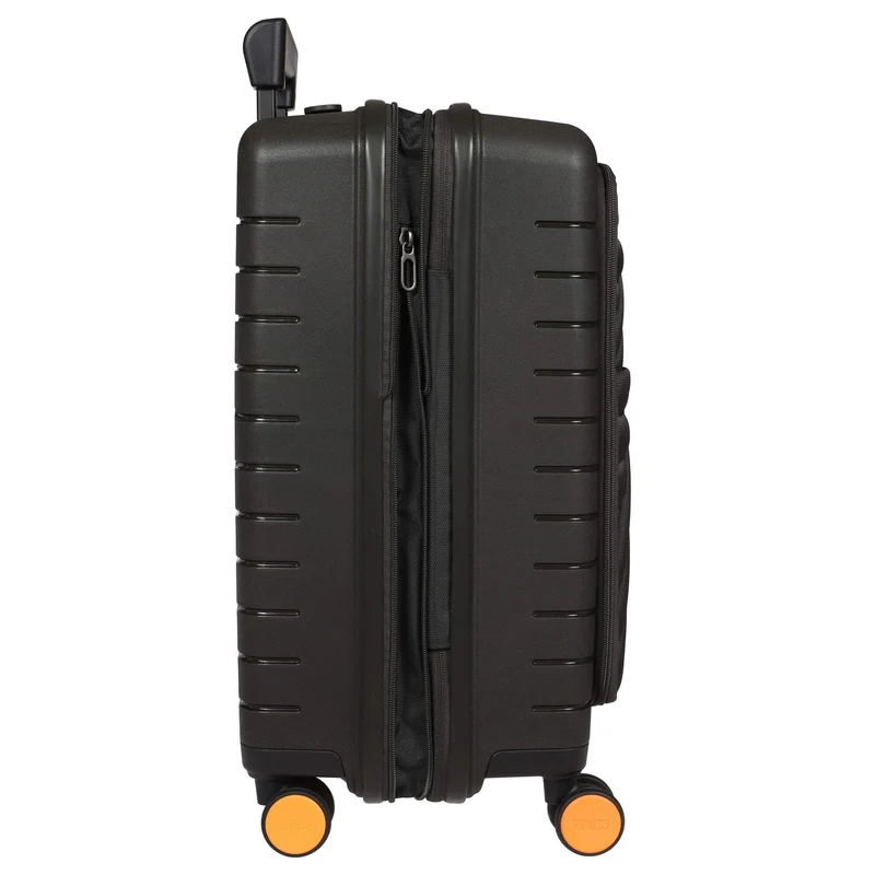Brics BY Ulisse - Trolley de cabina con 4 ruedas y bolsillo delantero 55 cm erw. USB (olive)