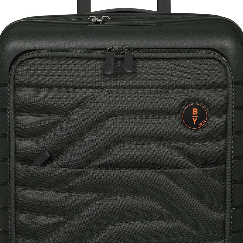 Brics BY Ulisse - Trolley de cabina con 4 ruedas y bolsillo delantero 55 cm erw. USB (olive)