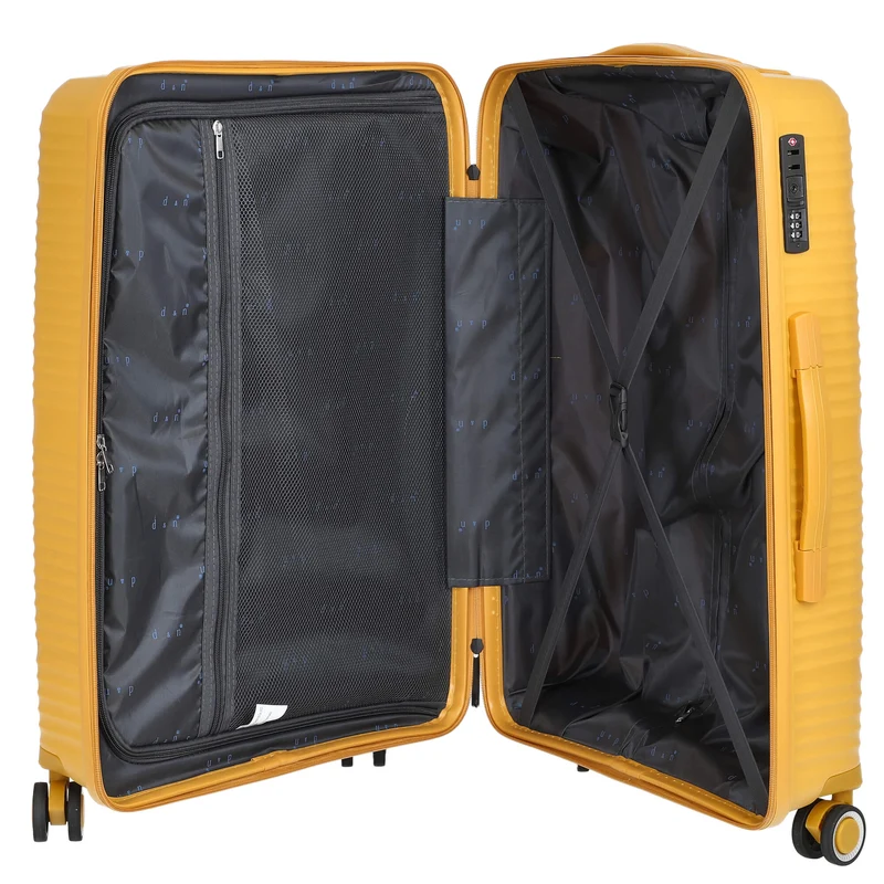 D&N Travel Line 4200 - Trolley de 4 ruedas M 67 cm (yellow)