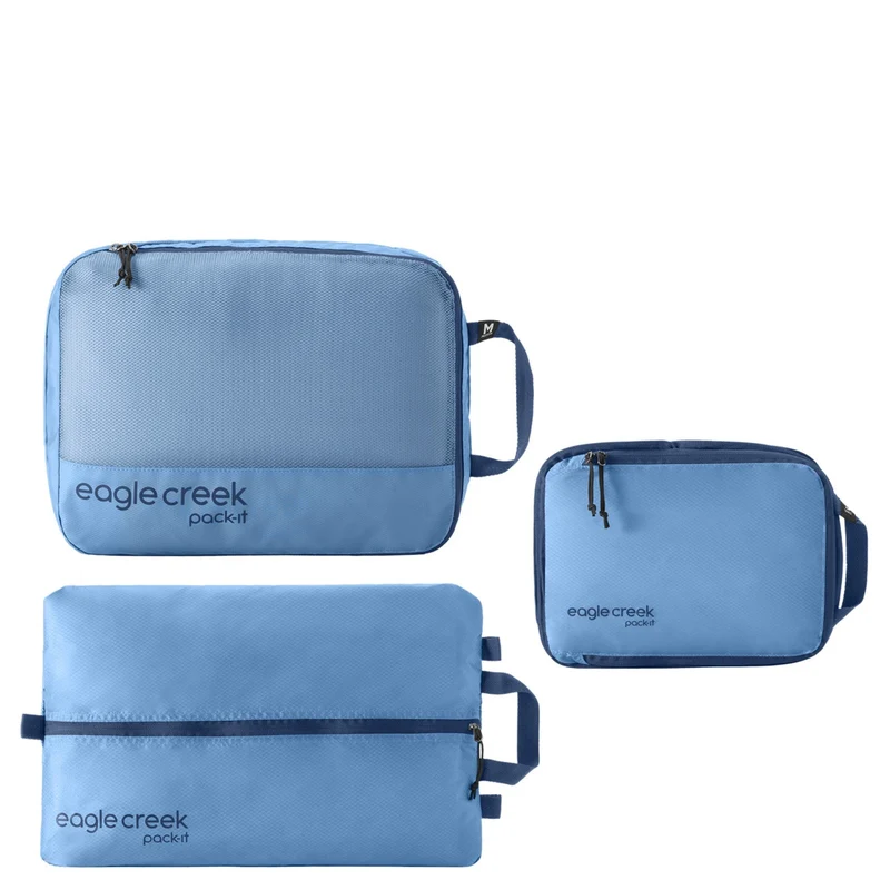 Eagle Creek Pack-It Essentials Set 3tlg. - Bolsa de compresión (blue dawn)