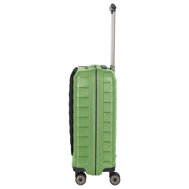 Travelite Mooby - Trolley de cabina con 4 ruedas y bolsillo delantero S 55 cm (grün)