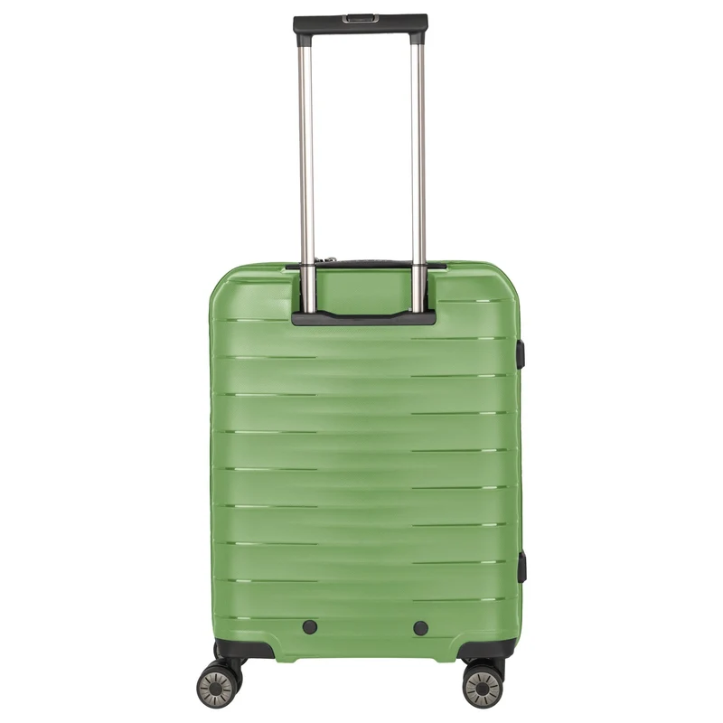 Travelite Mooby - Trolley de cabina con 4 ruedas y bolsillo delantero S 55 cm (grün)