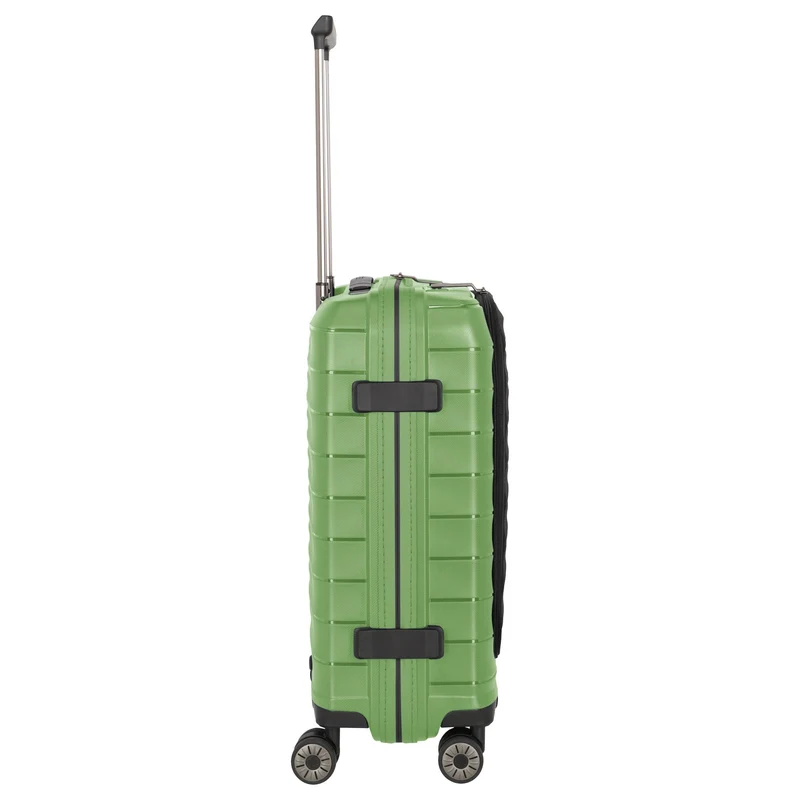 Travelite Mooby - Trolley de cabina con 4 ruedas y bolsillo delantero S 55 cm (grün)